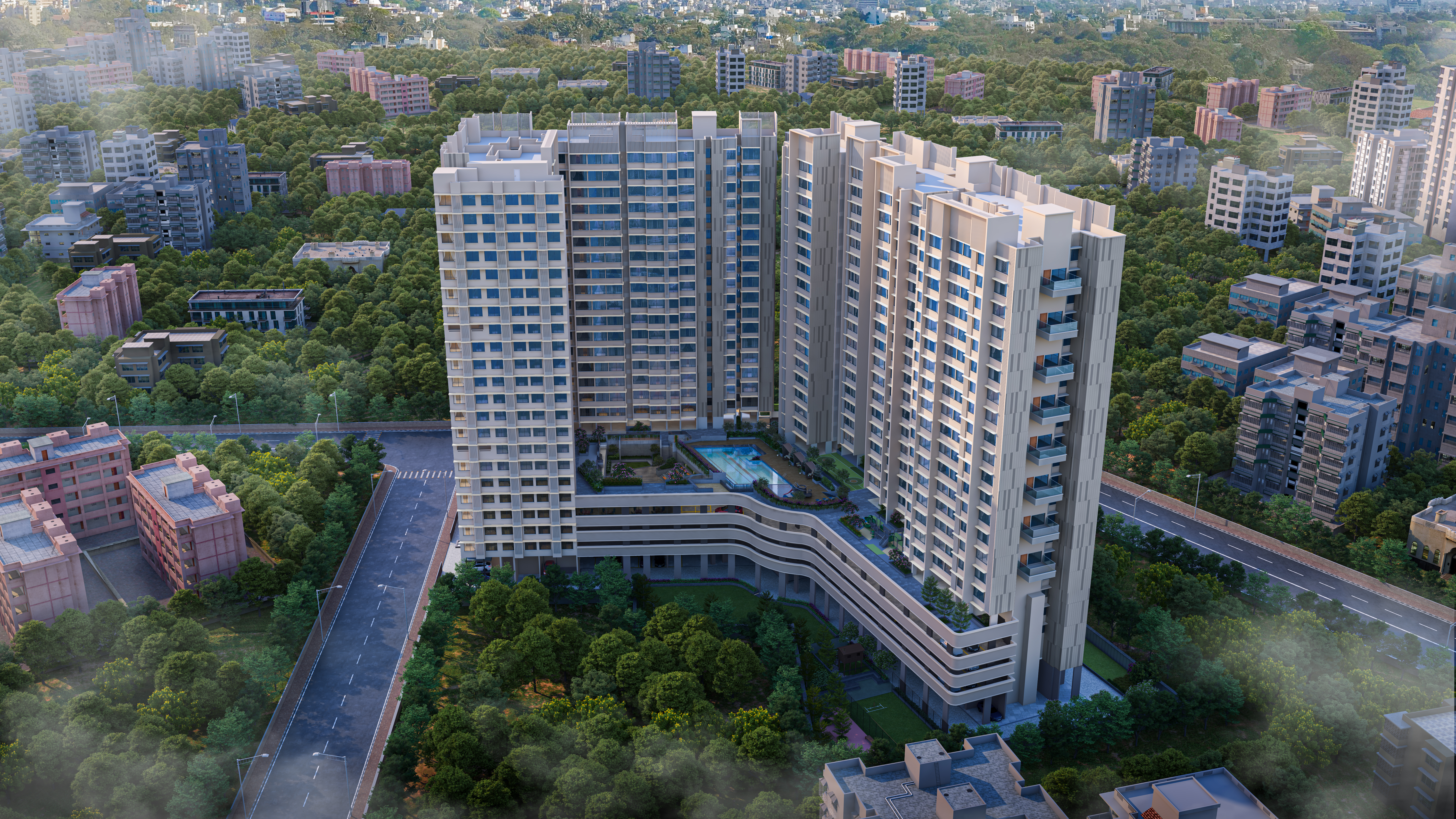 Aerial Day View